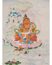 Hand-painted Dzambhala Thangka