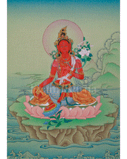 Sacred Red Tara Thangka | Fearless Protection and Meditation Practice