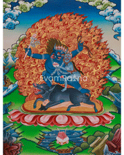 Yama Dharmaraja Thangka