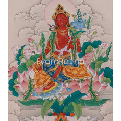 Divine Thangka of Red Tara