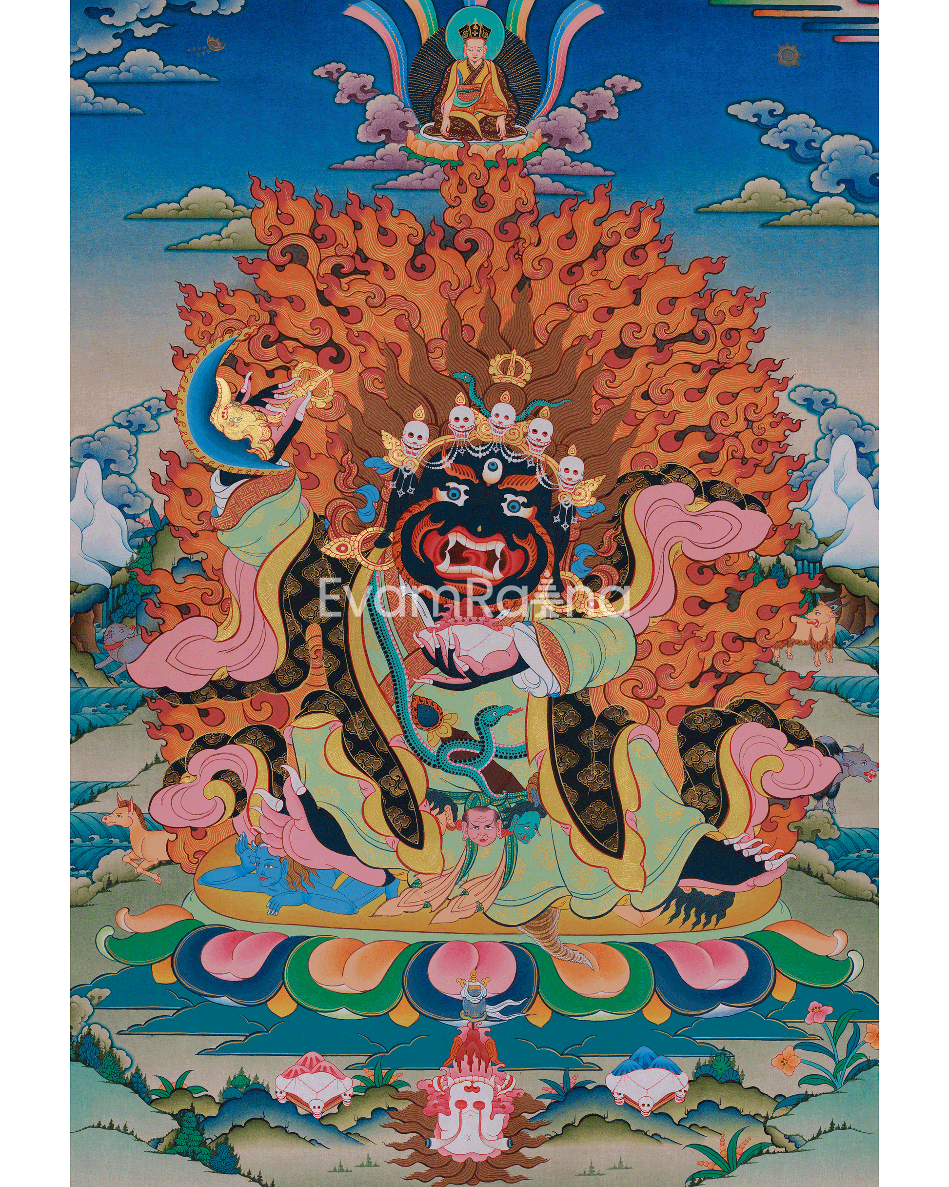 Mahakala Bernagchen Thangka