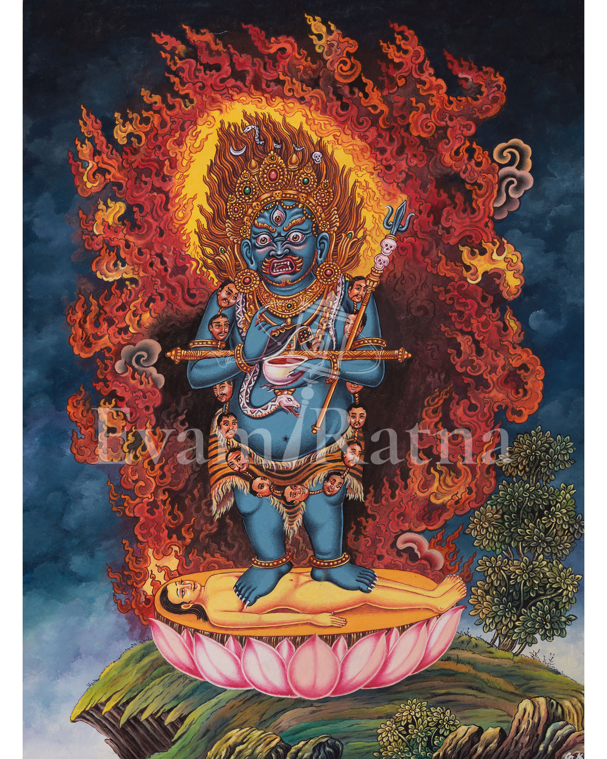 Sakya Mahakala Art 