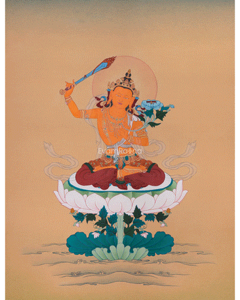 Thangka of Wisdom Deity Manjushri