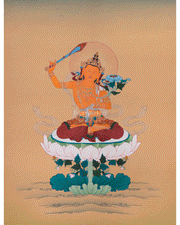 Thangka of Wisdom Deity Manjushri