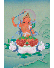 Vajrayana Deity Manjushri Thangka | Bodhisattva of Wisdom