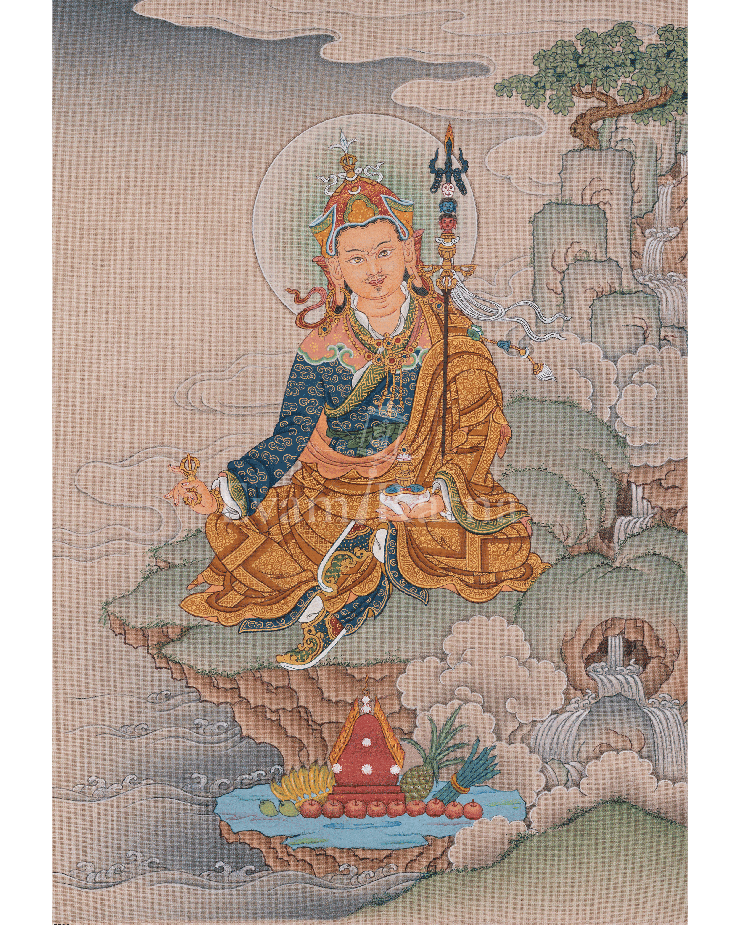 Guru Rinpoche Sacred Art | Founder of The Nyingma Tradition | Spiritual Gift