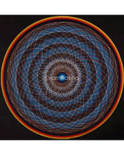 Sacred Hand-Painted Mantra Mandala Art