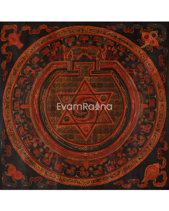 Traditional Star Mandala Art