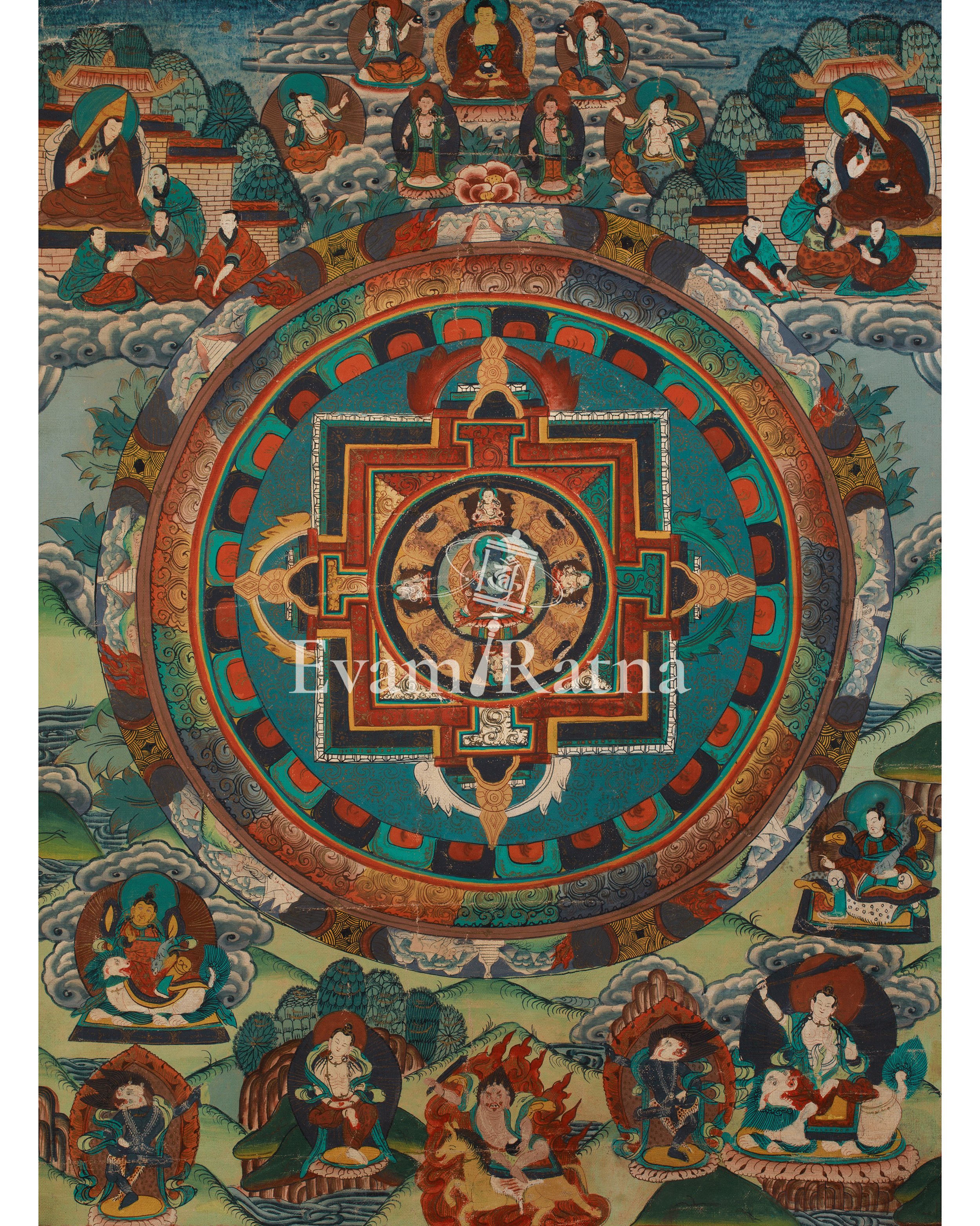 Traditional Art of Samantabhadra Mandala | Embodiment of Universal Benevolence