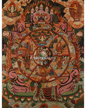 Tibetan Bhavachakra Art