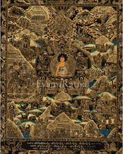 Traditional Art of Buddha Life Story Thangka