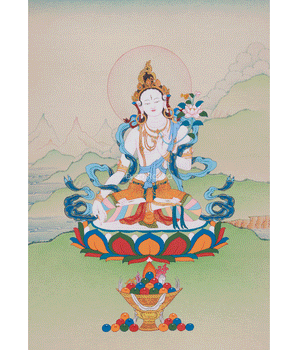 Seven-Eyed Sita Tara Painting