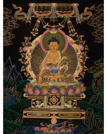 Tibetan Buddhist Shakyamuni Artwork 