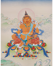 Traditional Yellow Dzambhala Thangka