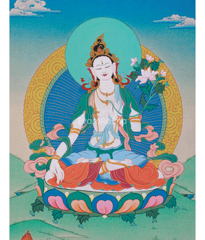 White Tara Thangka