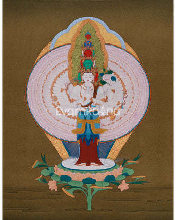 Buddhist Deity 1000 Armed Chenrezig