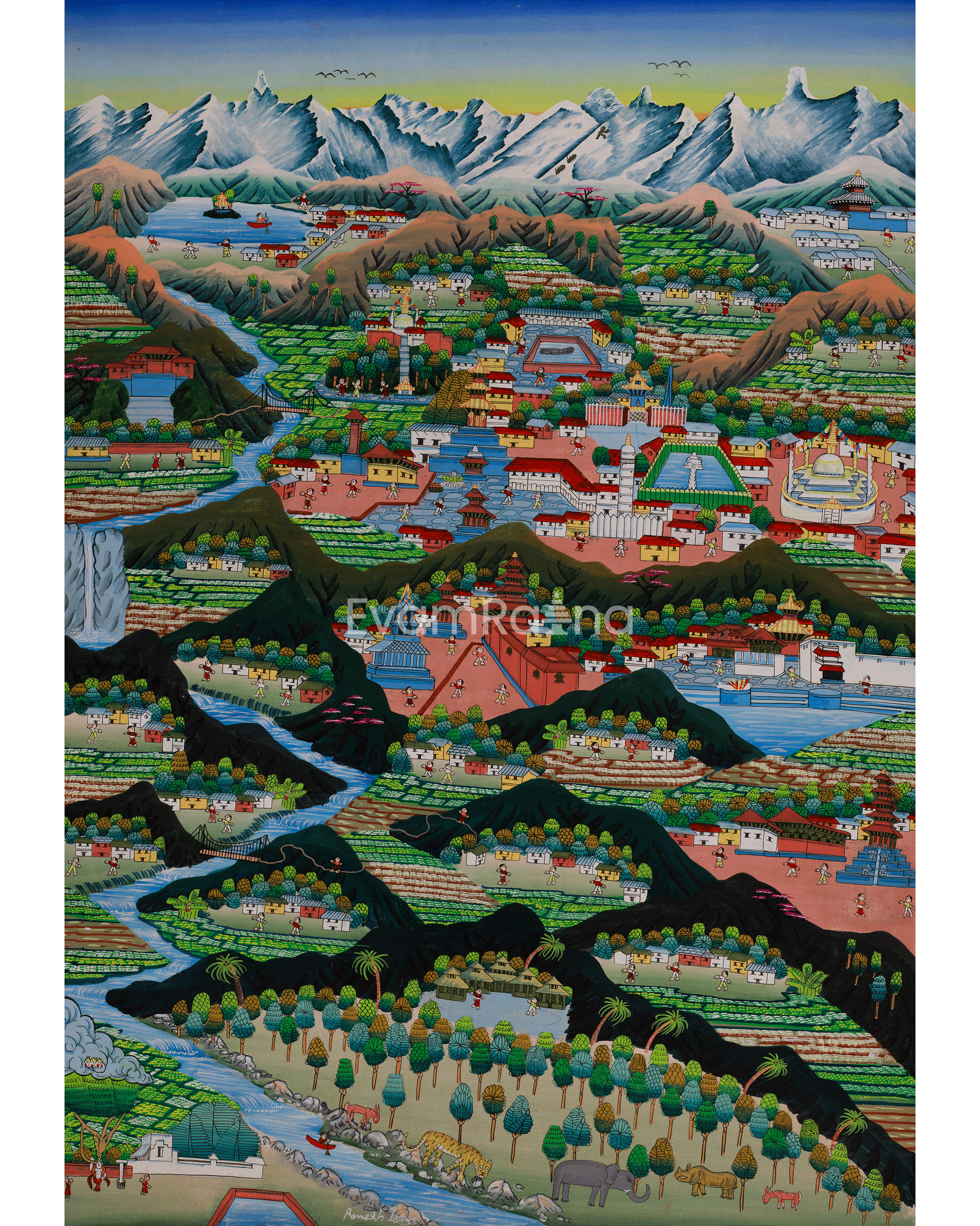 Kathmandu Valley Thangka