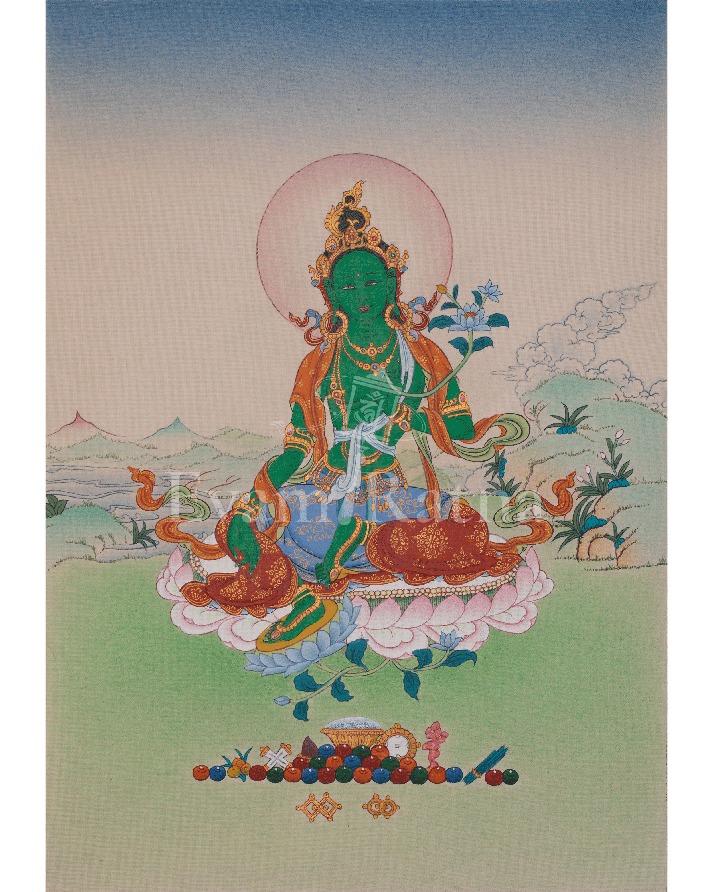 Green Tara Himalayan Art