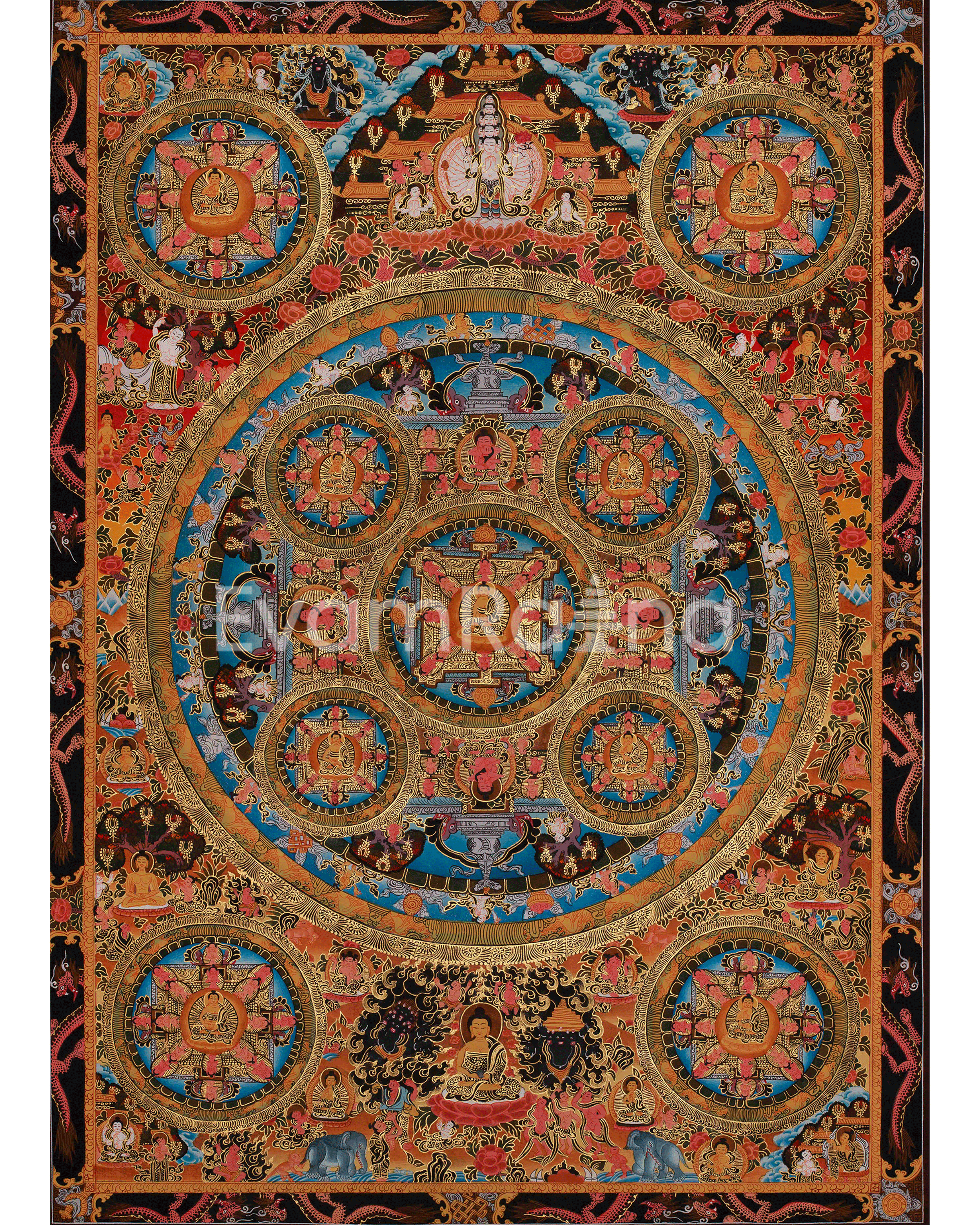 Divine Buddha Mandala Artwork 