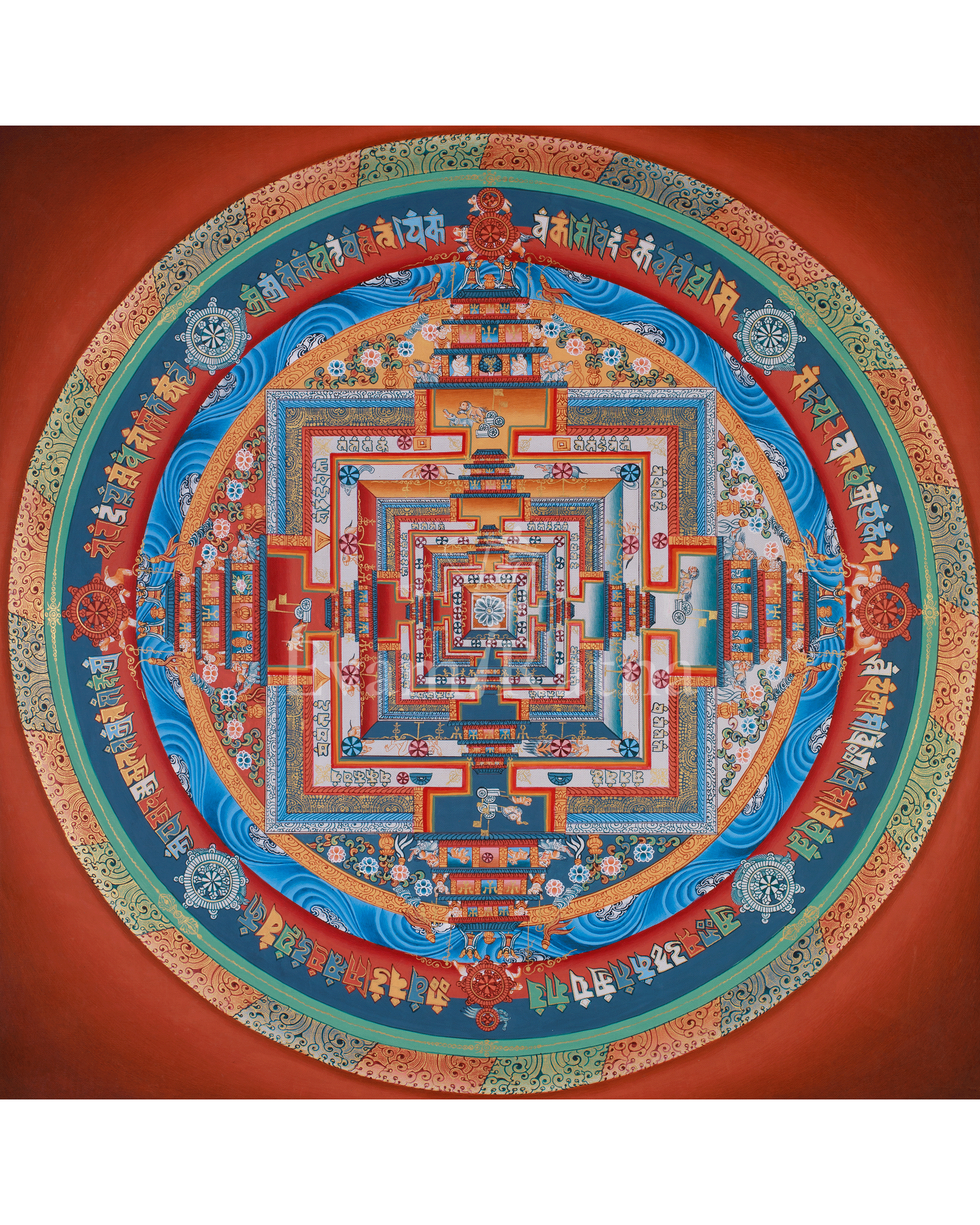 Wheel of Time Painting | Kalachakra Mandala