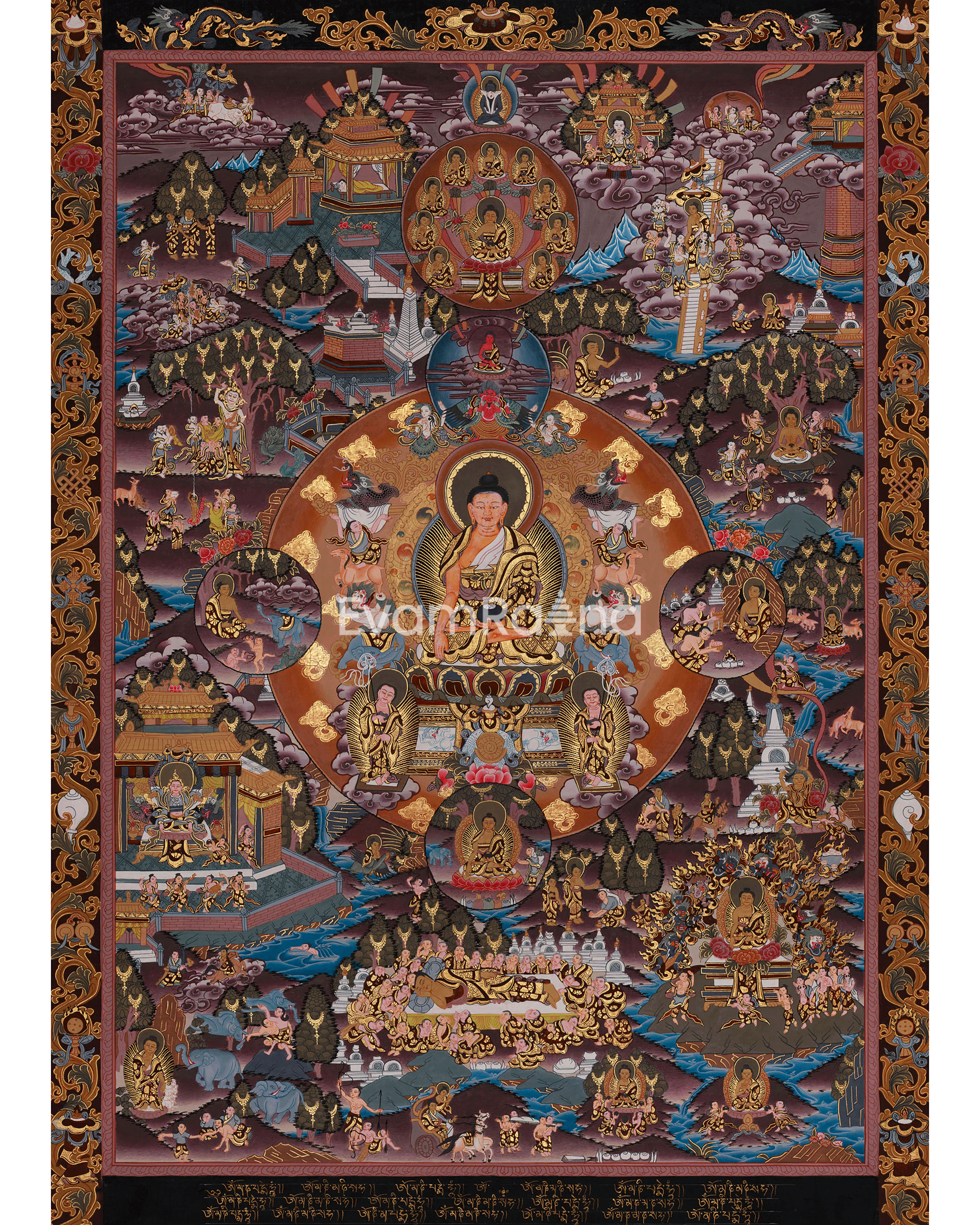 Traditional Art of Buddha's Life History