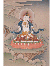 Vajrasattva Purification Art | Wisdom Deity | Spiritual Artwork