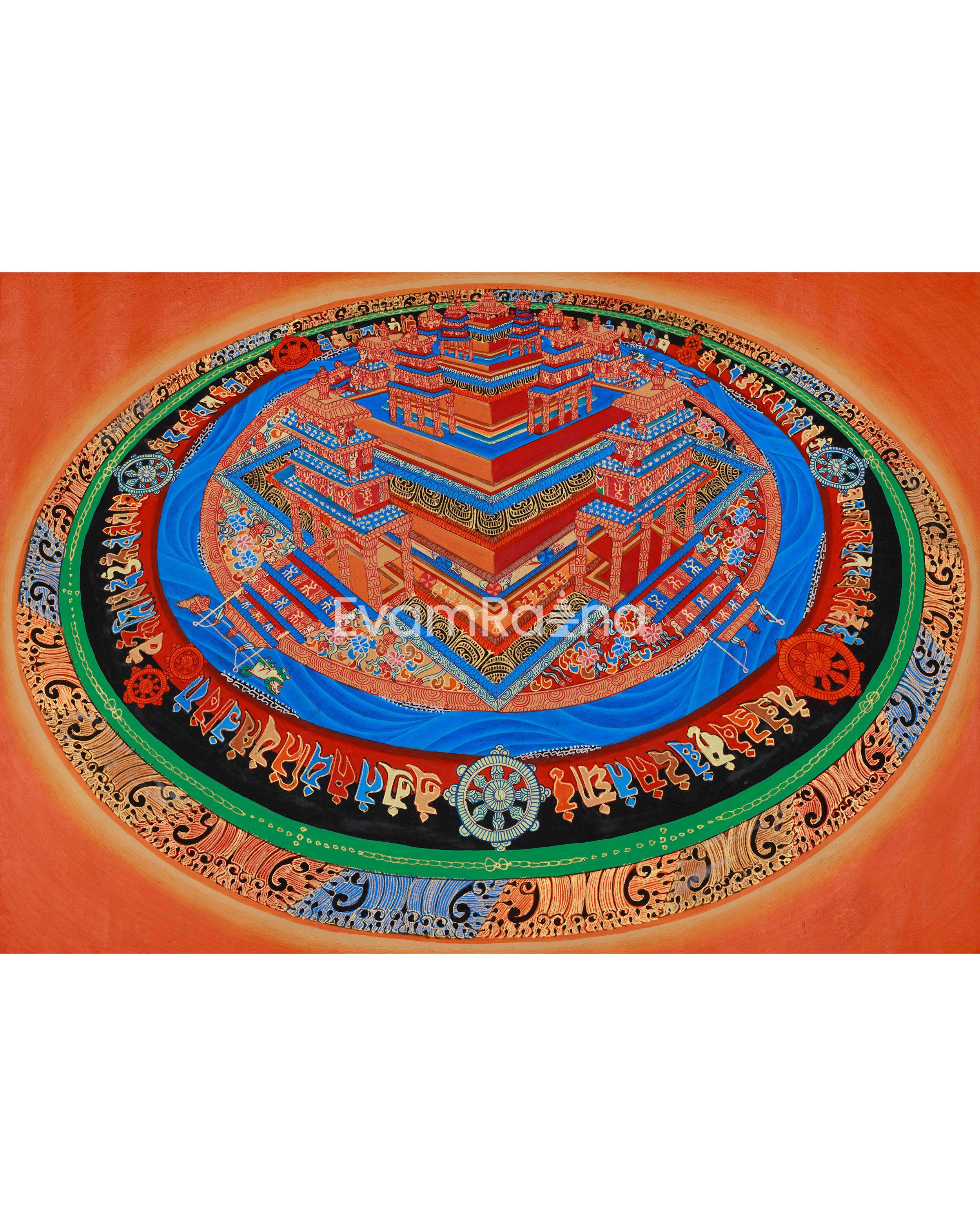 Three-Dimensional Kalachakra Mandala