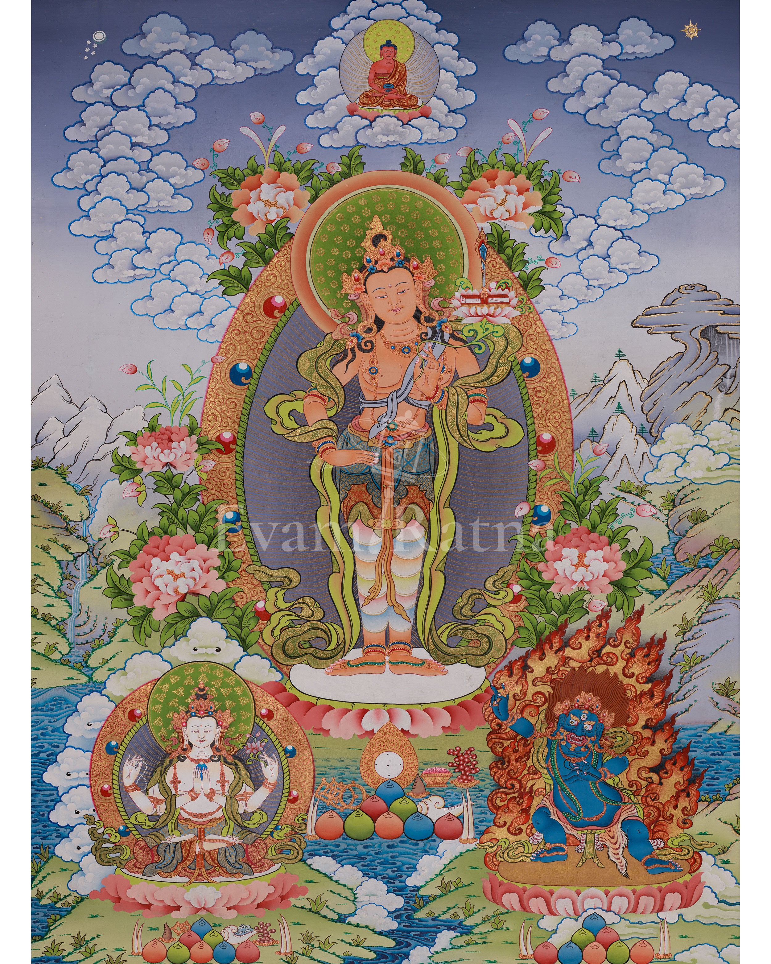 Standing Manjushri Art
