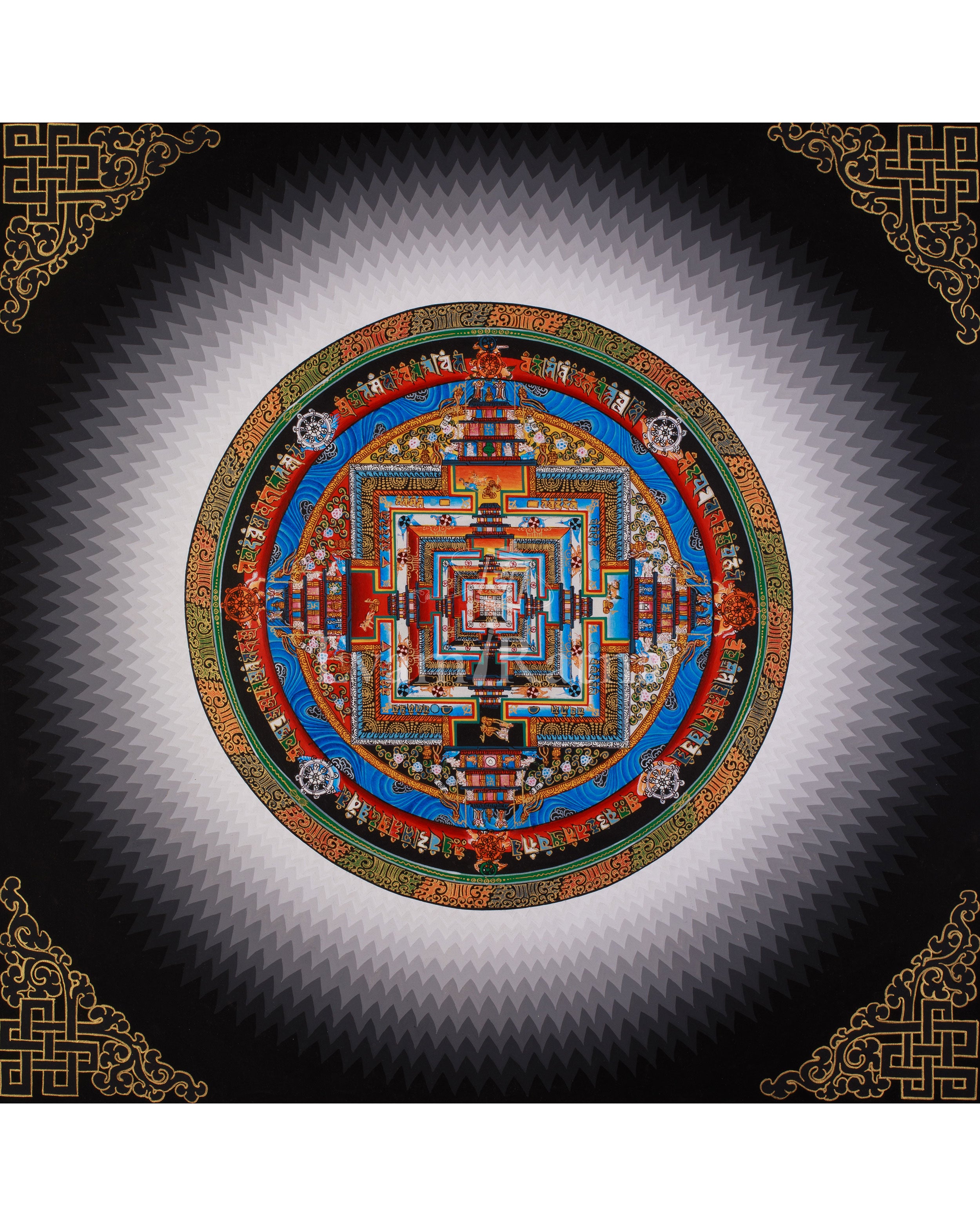 Kalachakra Mandala Spiritual Art