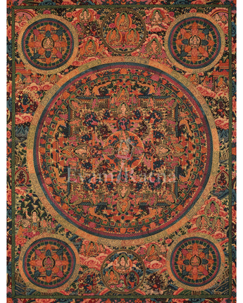 Buddha Mandala Hand Painted Art 