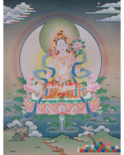 Sacred White Tara Artwork | Healing and Longevity Deity | Female Buddha