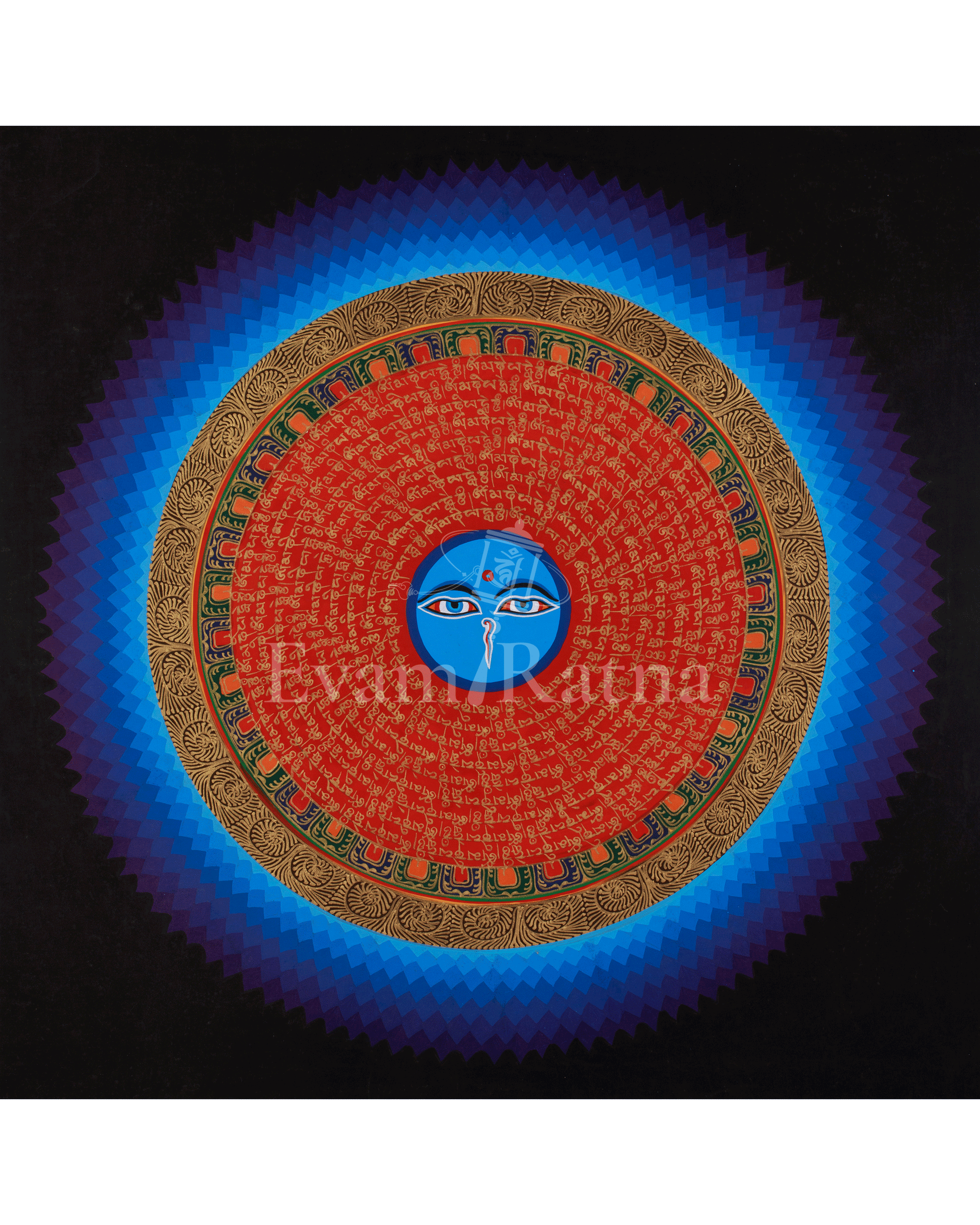 Buddhist Thangka of Mantra Mandala