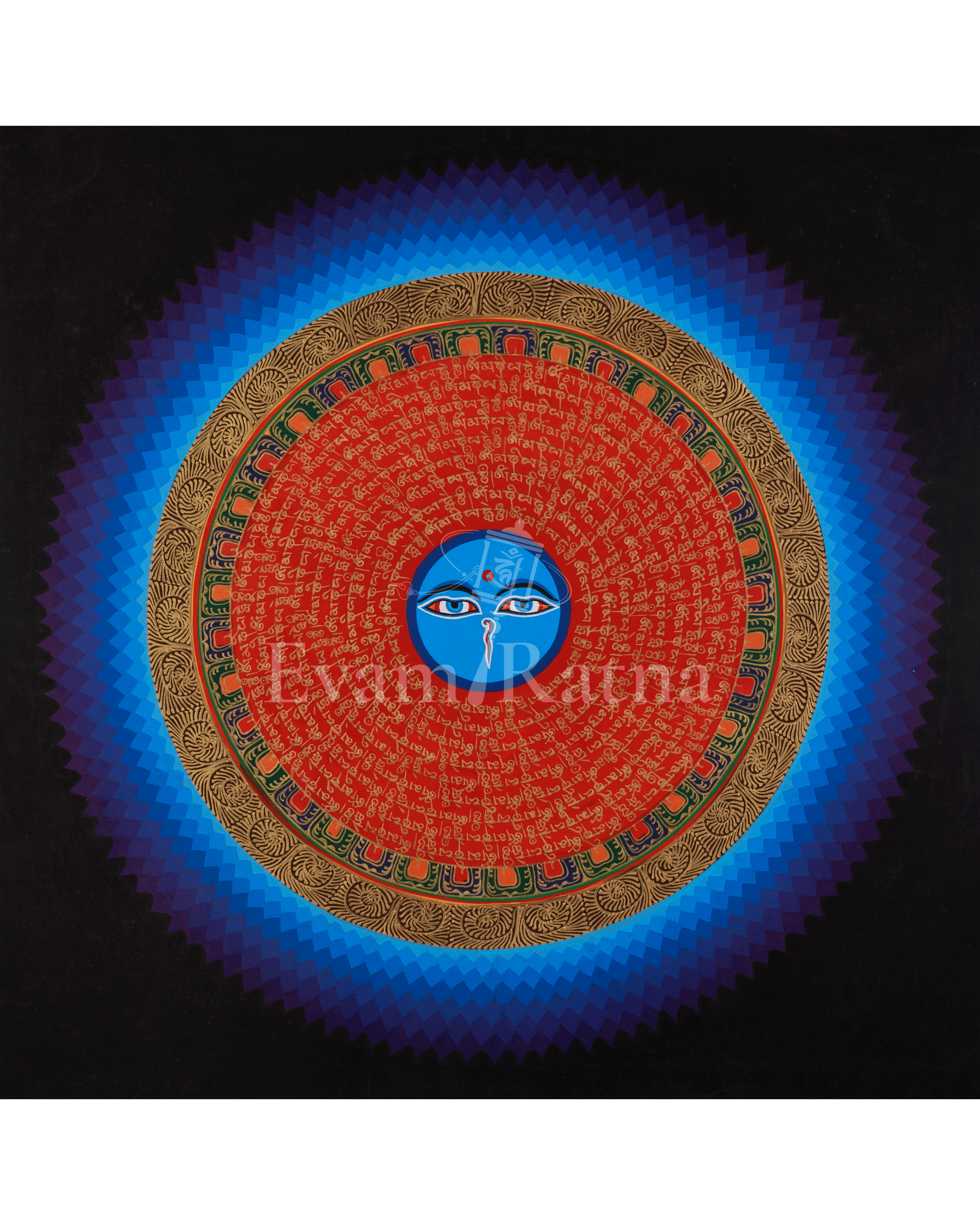 Buddhist Thangka of Mantra Mandala