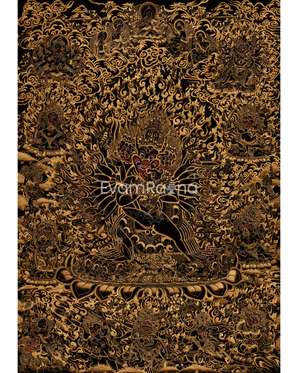 Tibetan Thangka of Yamantaka | The Destroyer Of Death