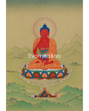 Traditional Thangka of Amitabha Buddha