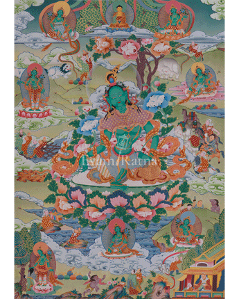 Shyama Tara Buddhist Thangka 