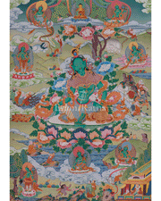 Shyama Tara Buddhist Thangka 