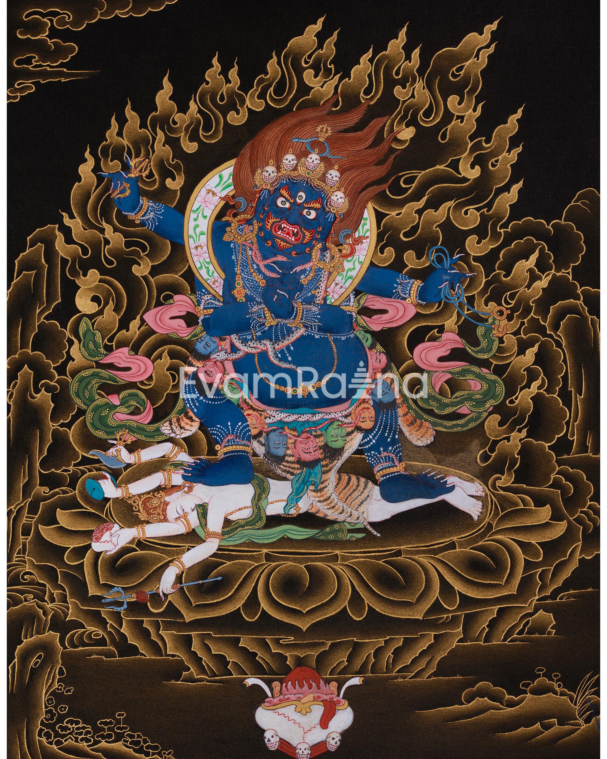 Traditional Thangka of Buta Damara