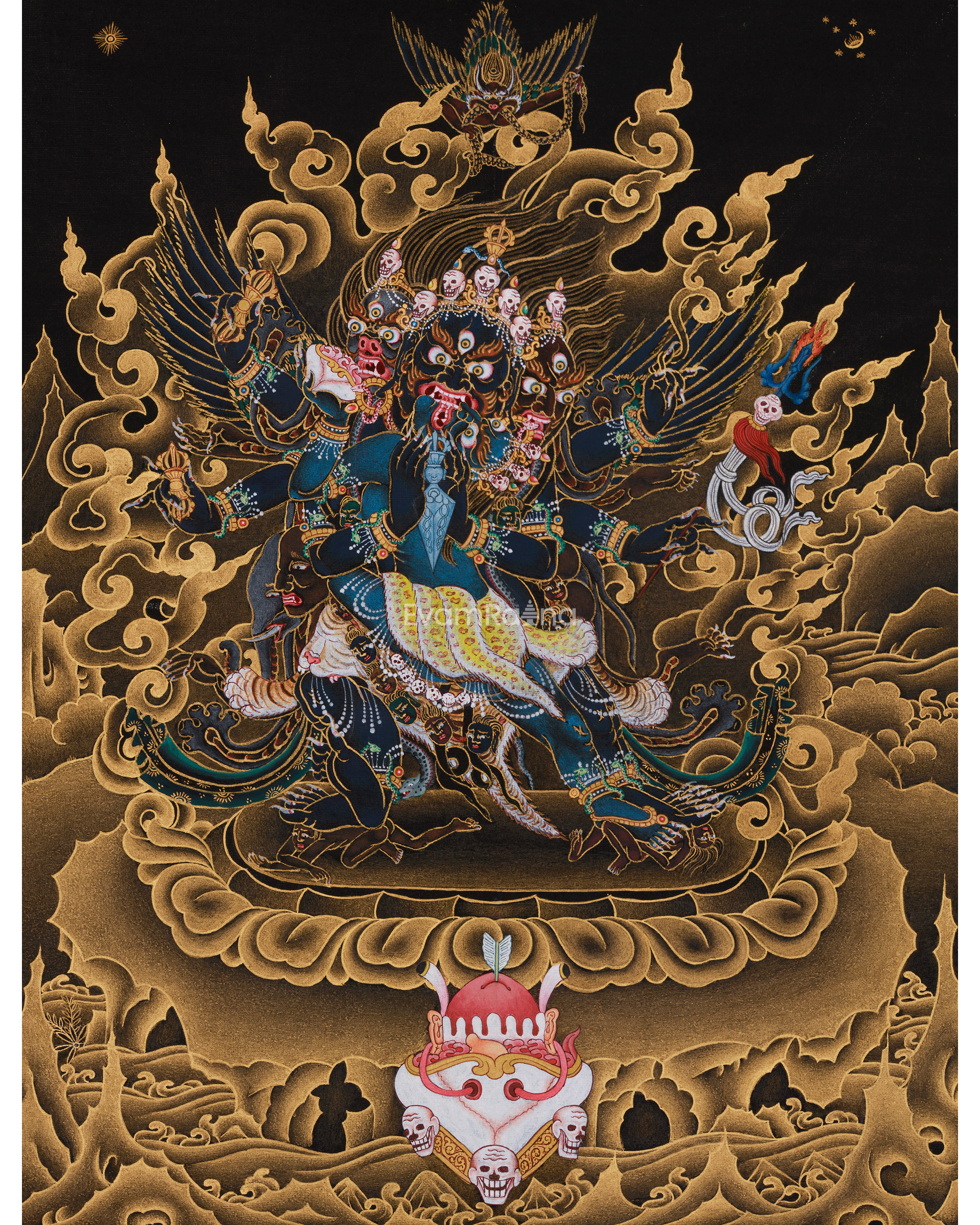 Vajrakilaya Thangka