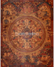 Handpainted Sacred Buddha Mandala
