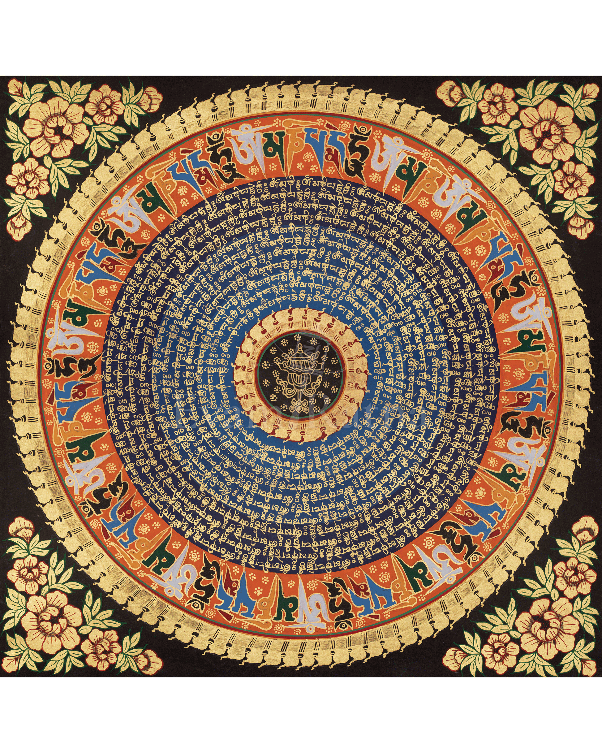 Treasure Vase Mantra Mandala