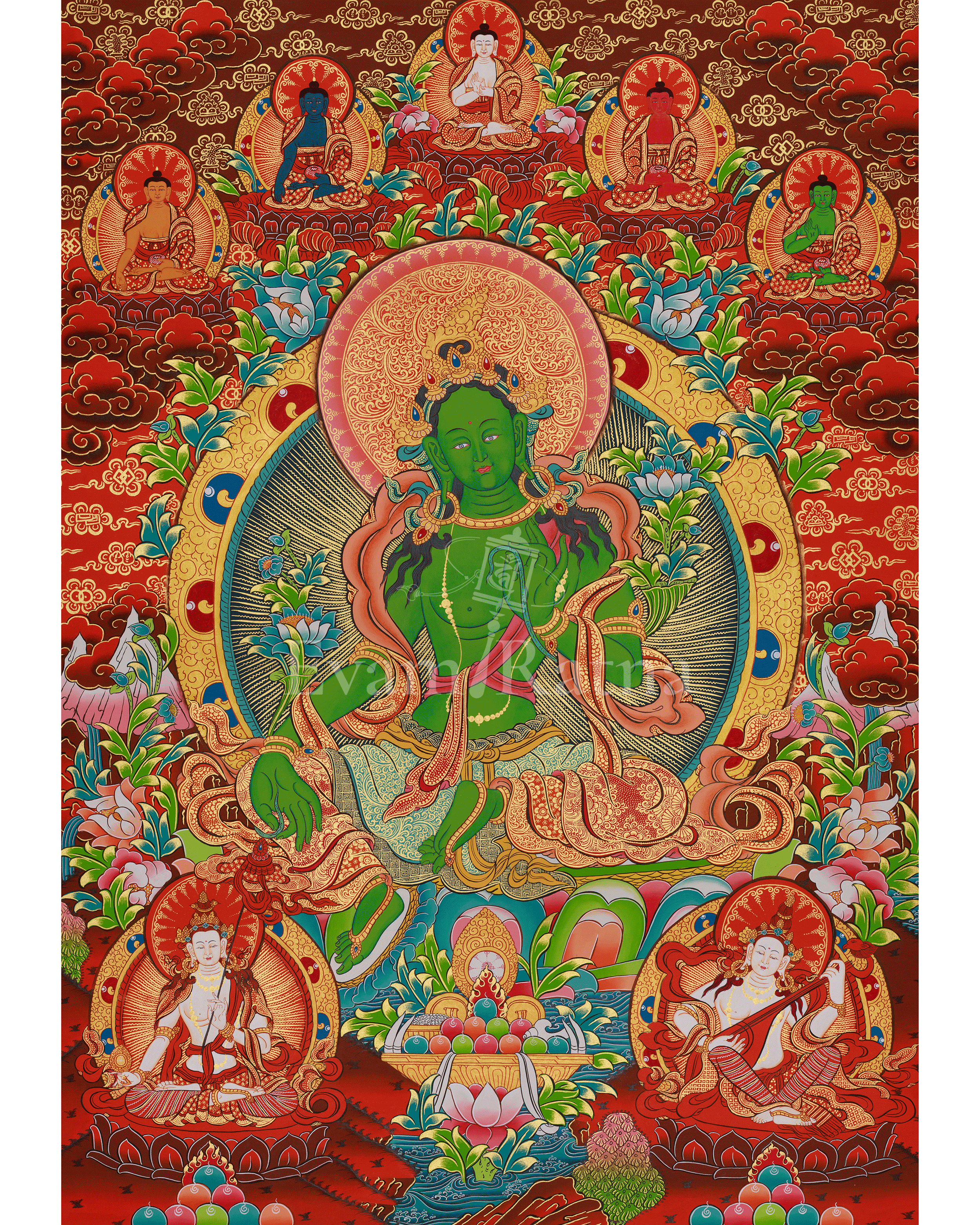 Green Tara Compassion Art