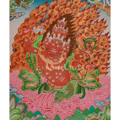 Sacred Rahula Thangka 