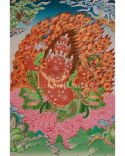 Sacred Rahula Thangka 