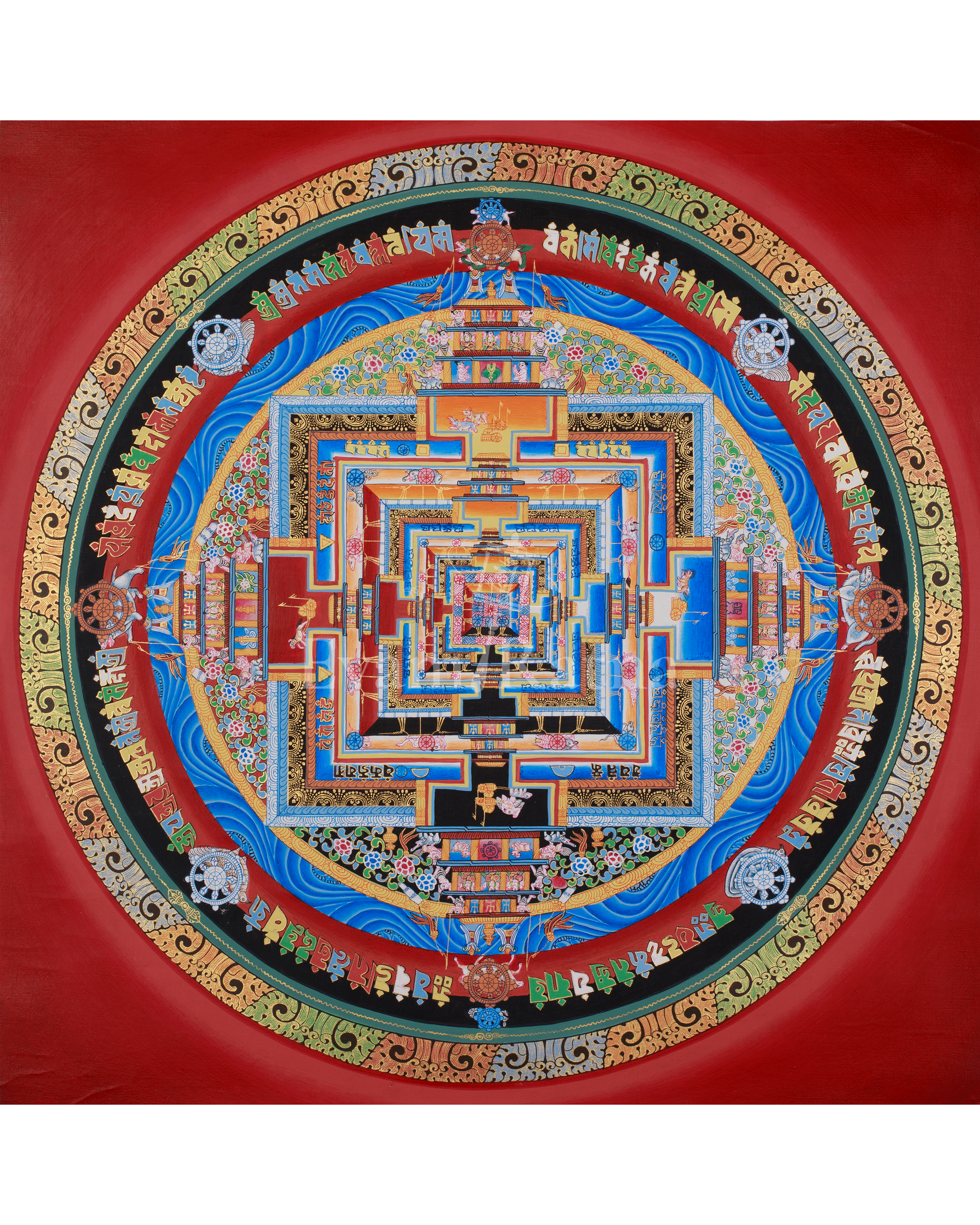 Himalayan Kalachakra Mandala Artwork