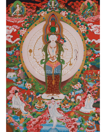 Tibetan Art of 1000 Armed Chenrezig