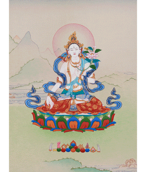 Sita Tara Tibetan Deity Thangka