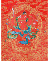 Lord Ganesha Thangka