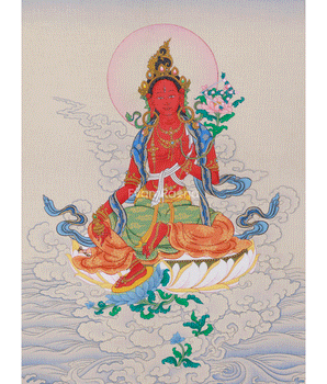 Hand-Painted Red Tara Dakini