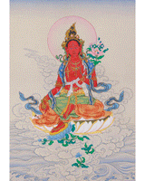 Hand-Painted Red Tara Dakini